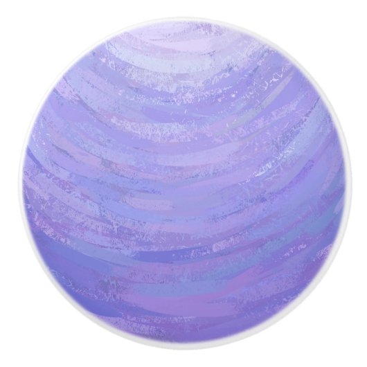 Lila Sun Keramikknauf (Vorderseite)