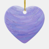 Lila Sun Keramikornament (Vorne)