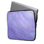 Lila Sun Laptopschutzhülle (Vorderseite Links)