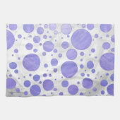 Lila Sun Polka Dot Handtuch (Horizontal)