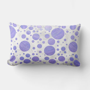 Lila Sun Polka Dot Lendenkissen