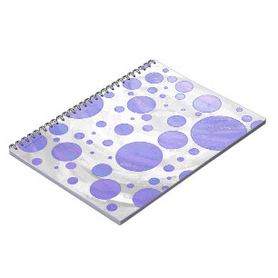 Lila Sun Polka Dot Notizblock