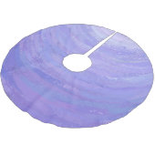 Lila Sun Polyester Weihnachtsbaumdecke (Schrägansicht)