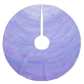 Lila Sun Polyester Weihnachtsbaumdecke (Vorderseite)