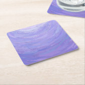 Lila Sun Rechteckiger Pappuntersetzer (angewinkelt)