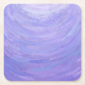 Lila Sun Rechteckiger Pappuntersetzer (Vorderseite)