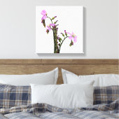 Lila Sundew-Blume Leinwanddruck (Insitu (Schlafzimmer))