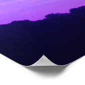 Lila Sunrise Poster (Ecke)