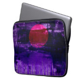 Lila Sunset | Abstraktes Bild 3 Laptopschutzhülle (Vorderseite Links)