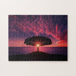 Lila Sunset Puzzle