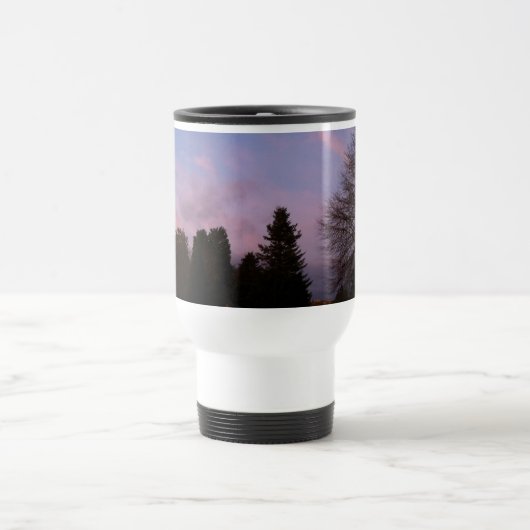 Lila Sunset Reisebecher (Mittel)