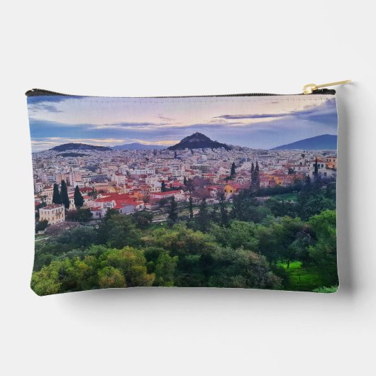 Lila Sunset Zubehörtasche (Rückseite)