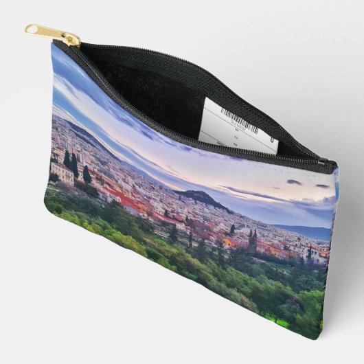 Lila Sunset Zubehörtasche (Offen)