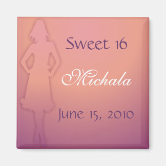 Lila Sweet 16 Magnet
