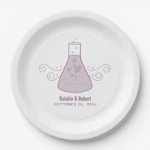 Lila Sweet Chemistry Wedding Paper Teller