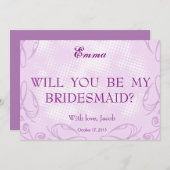 Lila Swiler wirst du meine Einladung sein (Vorne/Hinten)