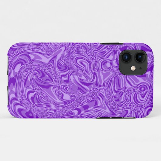Lila Swirl Case-Mate iPhone Hülle (Rückseite (Horizontal))