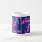 Lila Swirl - Fraktal Art Kaffeetasse (Mittel)