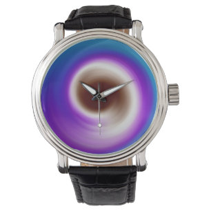 Lila Swirl Galaxy 2 Armbanduhr