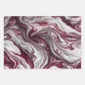 Lila Swirl Geschenkpapier Set (Vorderseite 2)