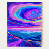 Lila Swirl Planer (Rückseite)