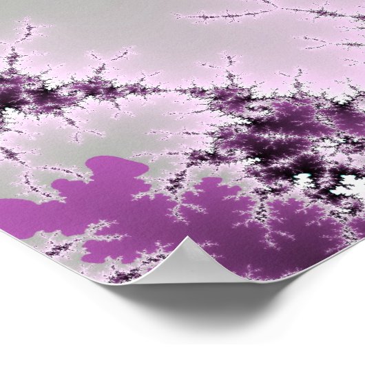 Lila Swirl Poster (Ecke)