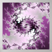 Lila Swirl Poster (Vorne)