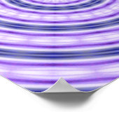 Lila Swirl-Poster Poster (Ecke)