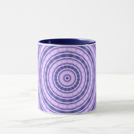 Lila Swirl-Tasse Tasse (Zentrum)