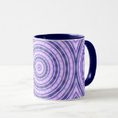 Lila Swirl-Tasse Tasse (VorderseiteRechts)