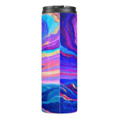 Lila Swirl Thermosbecher (Rückseite)