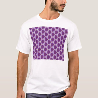 Lila Symmetrie T-Shirt