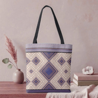 Lila Symmetrie Tasche