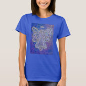 Lila T - Shirt Angel (Bild vorne) (Vorderseite)