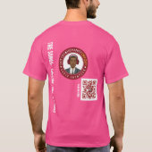 Lila T - Shirt im Basic-Stil (Rückseite)