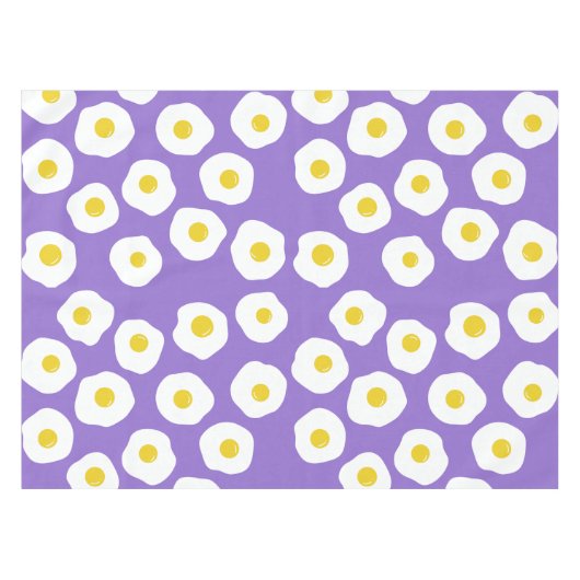 Lila Tablecloth, sonniges Ei Tischdecke (Vorderseite (Horizontal))