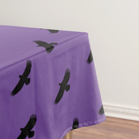 Lila Tablette mit Adler - Custom Colors Tischdecke (Beispiel)
