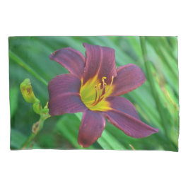 Lila Tageslilie Kissenbezug