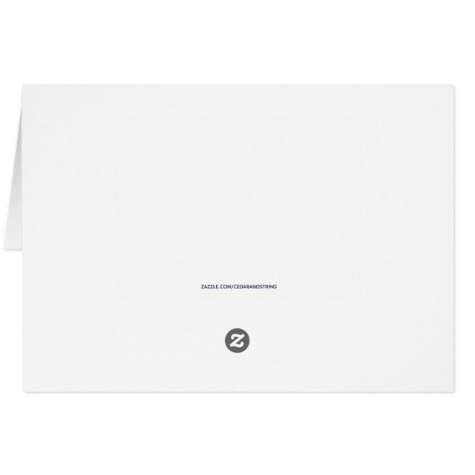 Lila Tankkarten für Hydrangea (Rückseite Horizontal)