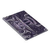 Lila Tanz Notizblock (Rechte Seite)