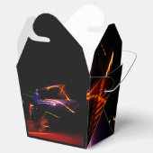 lila Tanzbox Geschenkschachtel (Geöffnet)