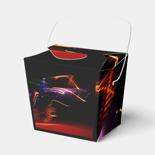 lila Tanzbox Geschenkschachtel (Vorderseite)