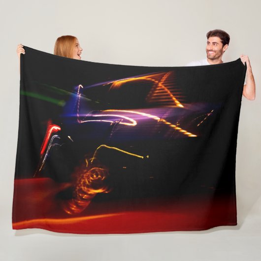 lila Tanzdecke Fleecedecke (Beispiel)