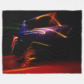 lila Tanzdecke Fleecedecke (Vorderseite (Horizontal))