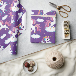 Lila Tanzeinheiten Geschenkpapier
