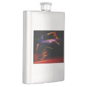 lila Tanzflasche Flachmann (Rechts)