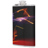 lila Tanzflasche Flachmann (Links)