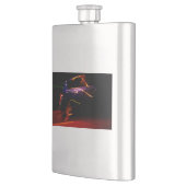 lila Tanzflasche Flachmann (Links)