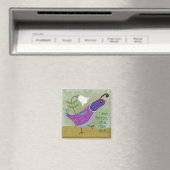 Lila Tanzquäntchen mit Lily Magnet (In Situ (Geschirrspüler))