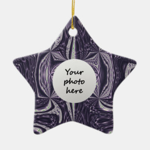Lila Tanzschmuck Keramikornament